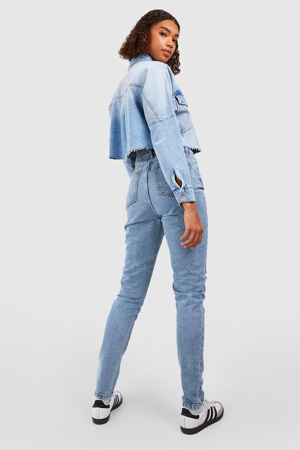 Tall cropped hot sale jeans